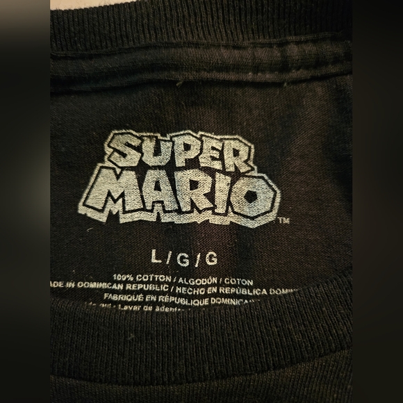 NWOT SUPER MARIO T-shirt size: L - Picture 4 of 4